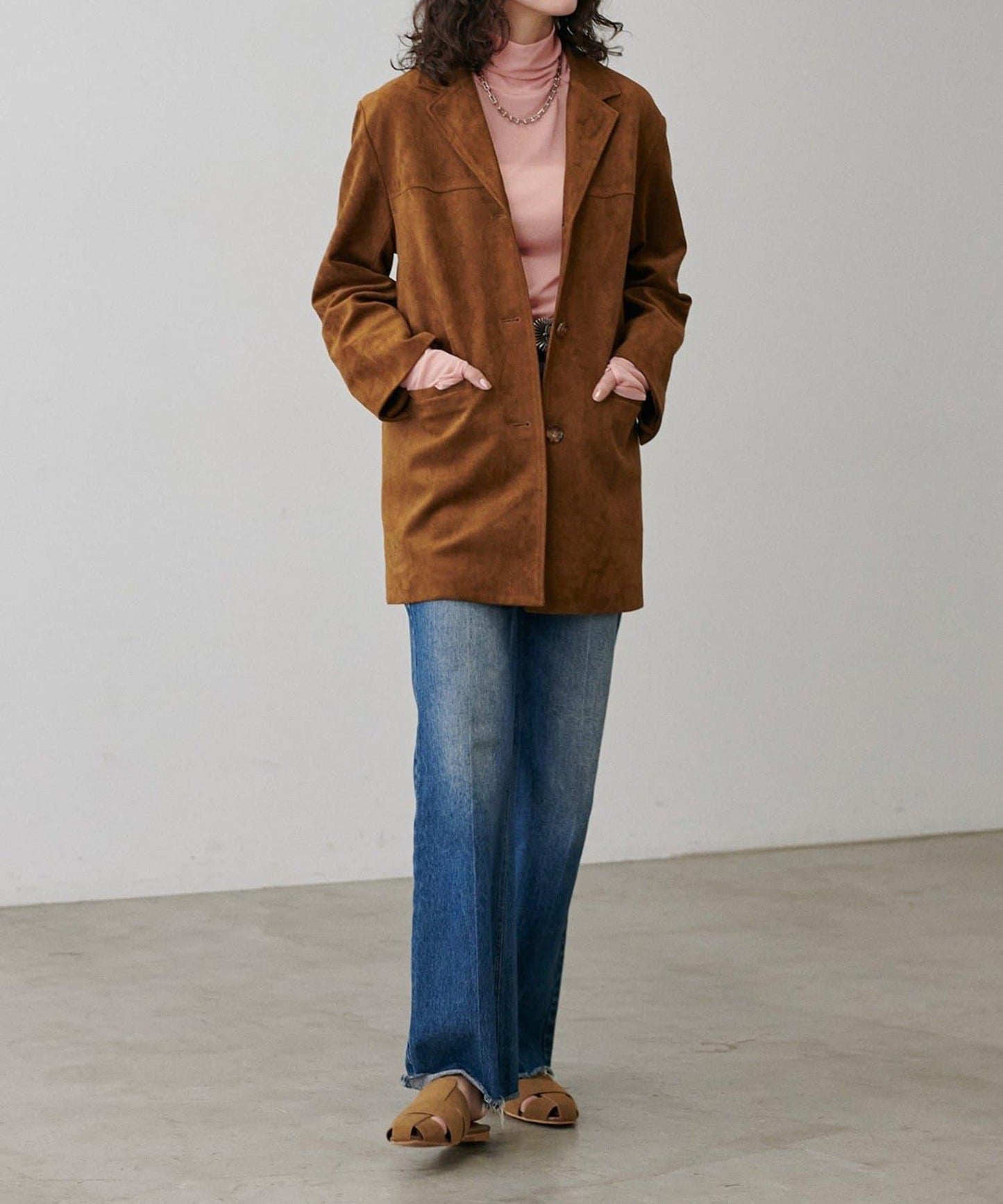 【LARUTA】網紗高領套頭衫