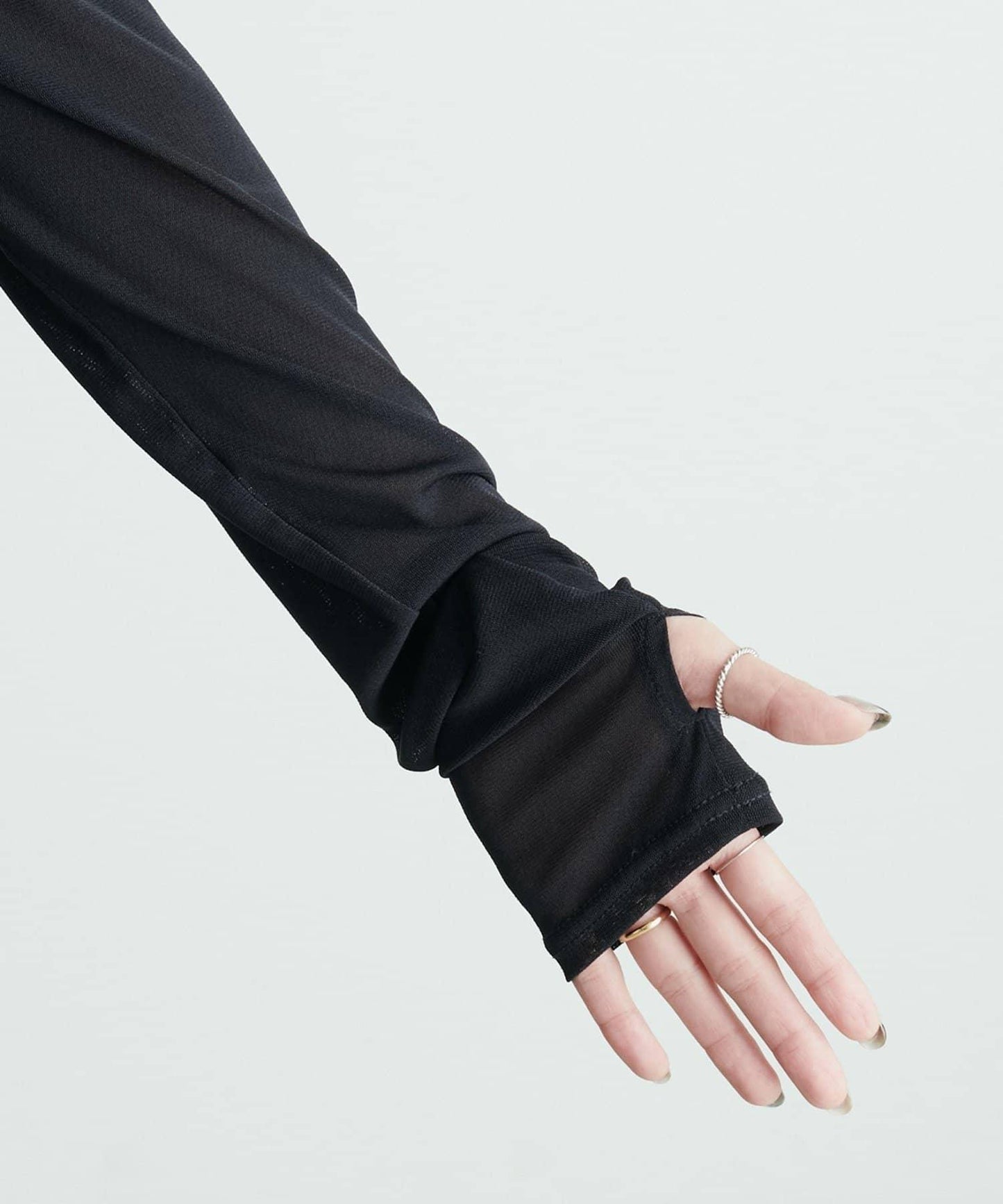 【LARUTA】網紗高領套頭衫