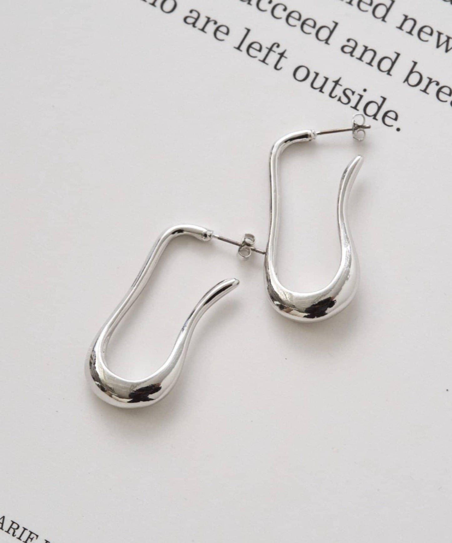 【GALENA/ガレナ】線條感耳環