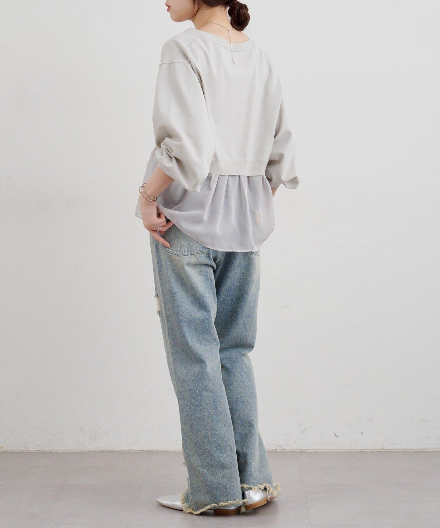 【26SS】透視拼接開衫