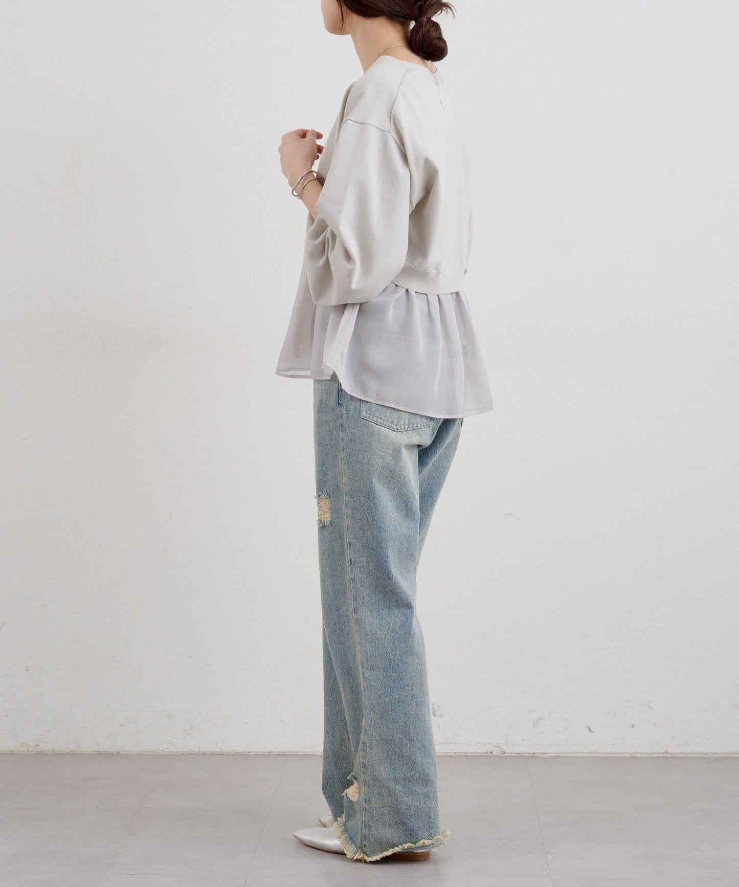 【26SS】透視拼接開衫