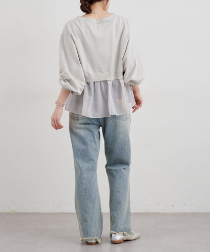 【26SS】透視拼接開衫