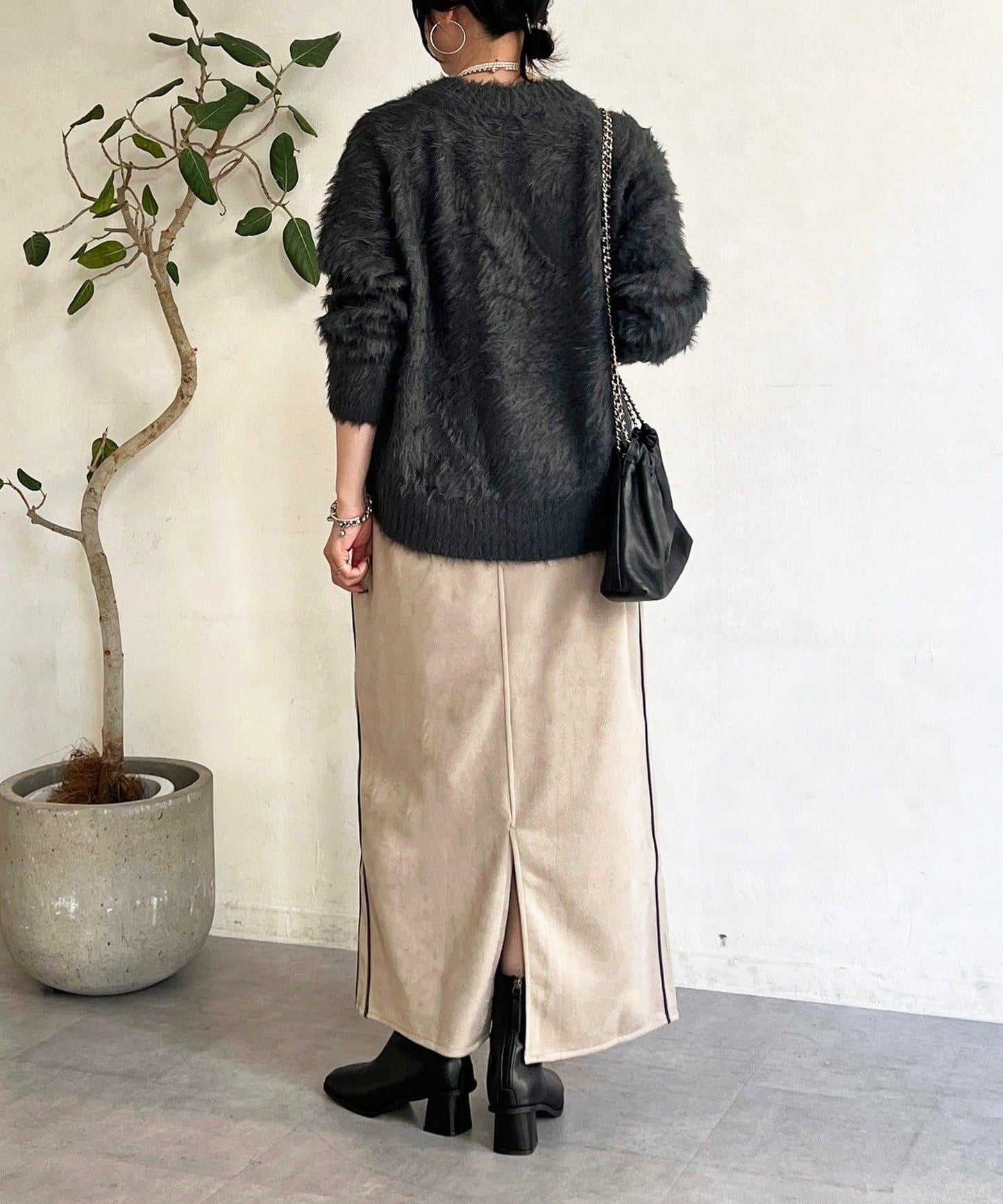 麂皮I型裙