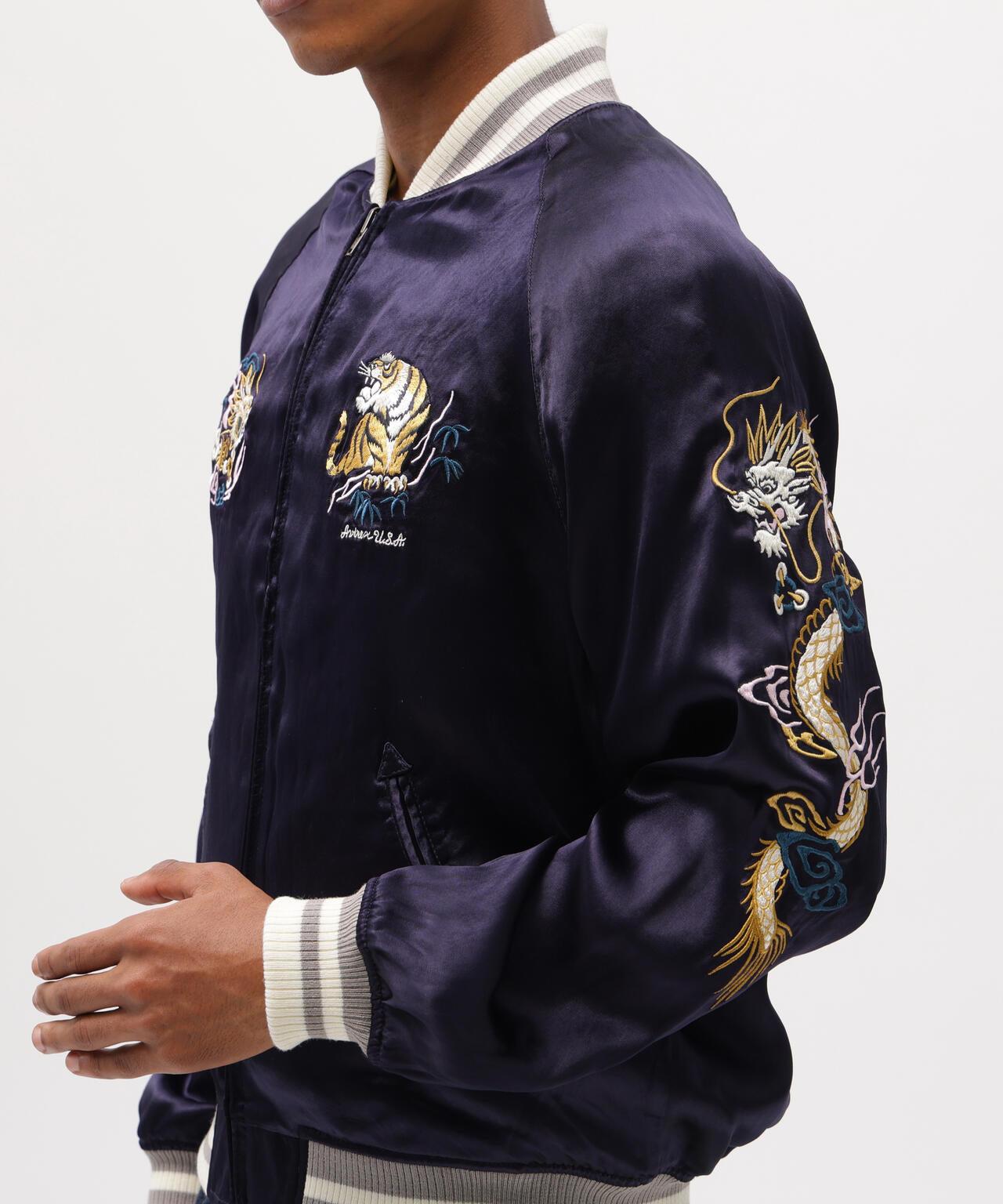 《直営店限定》紀念夾克 “龍與櫻花”