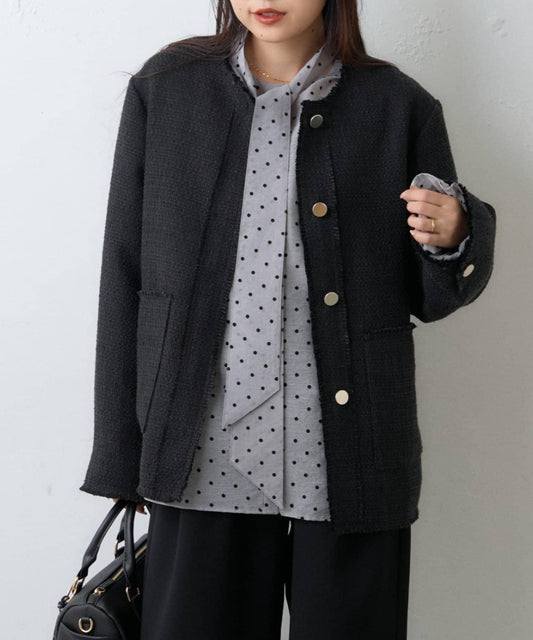 【willow】斜紋粗呢夾克