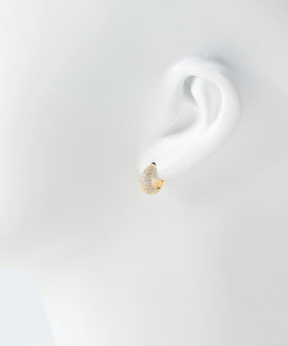 TOM WOOD ICE HUGGIES PAVE GOLD 飾品
