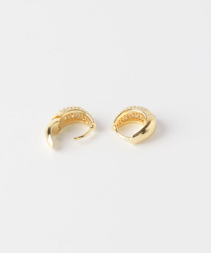 TOM WOOD ICE HUGGIES PAVE GOLD 飾品