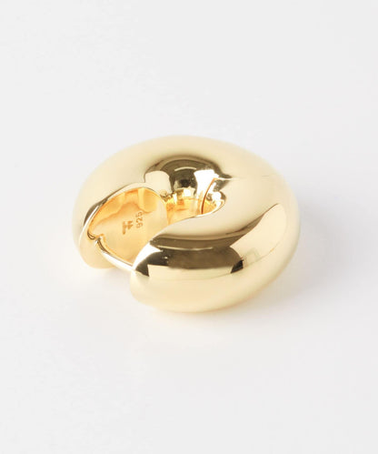 SPHERE金色圓環耳環