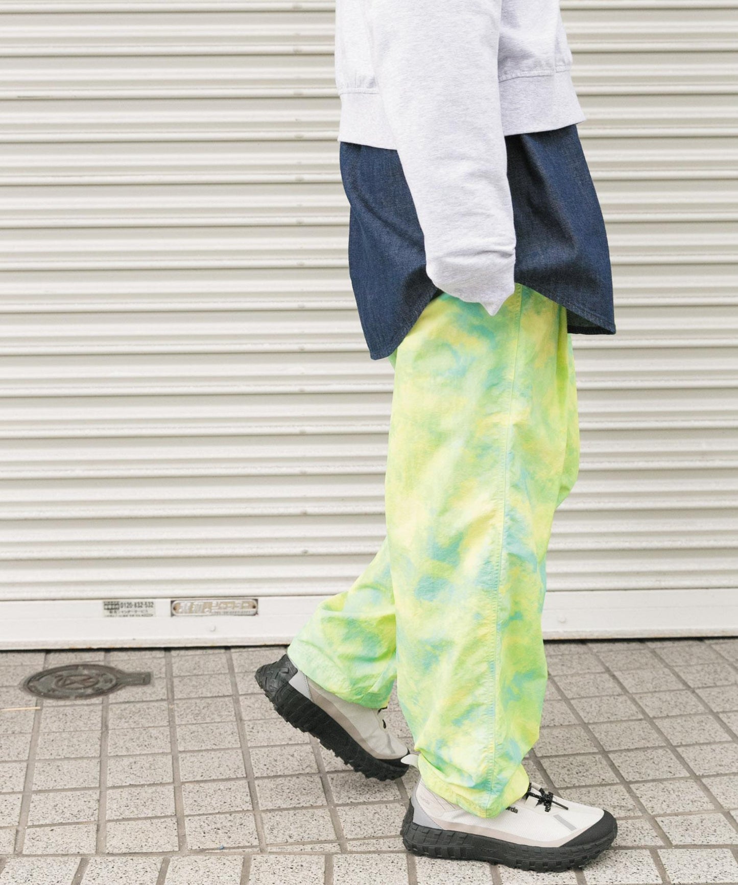 『UR TECH』尼龍塔夫綢長褲 WS