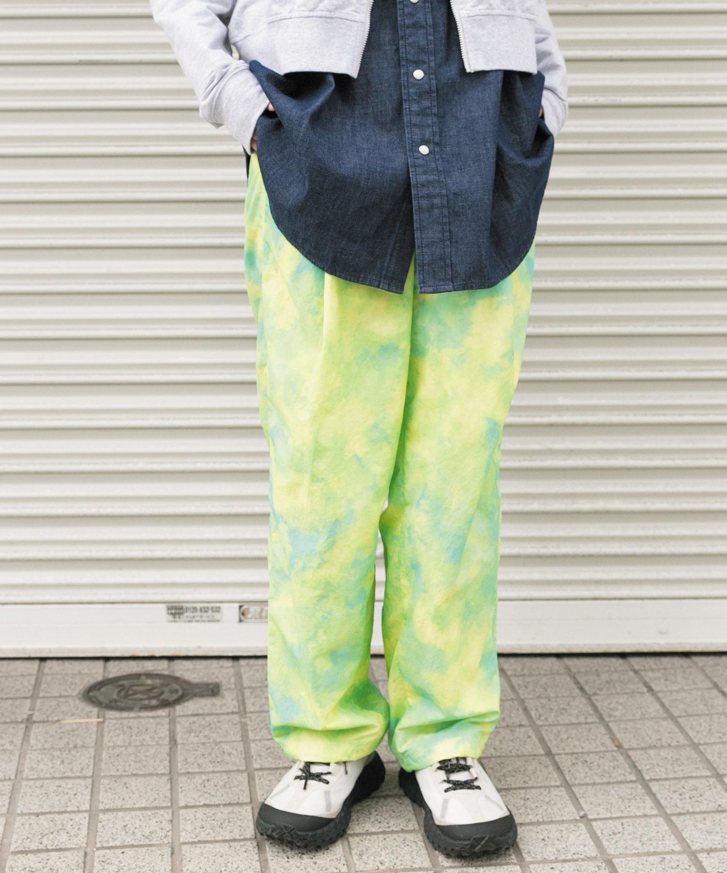 『UR TECH』尼龍塔夫綢長褲 WS