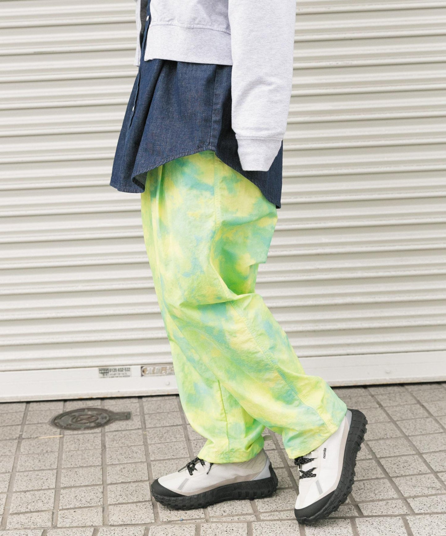 『UR TECH』尼龍塔夫綢長褲 WS