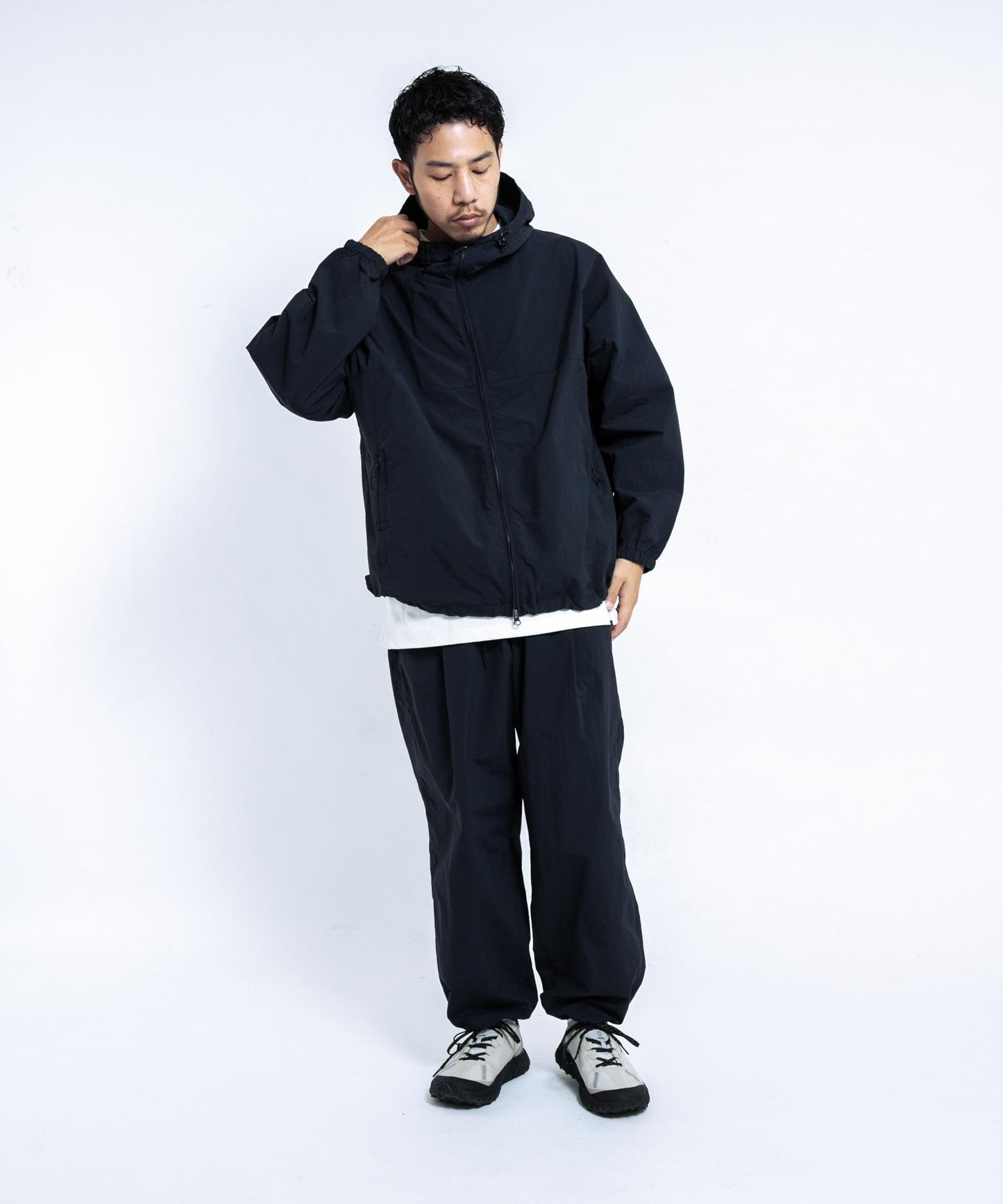 『UR TECH』尼龍塔夫綢連帽外套