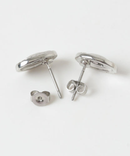 迷你圓形裝飾耳釘