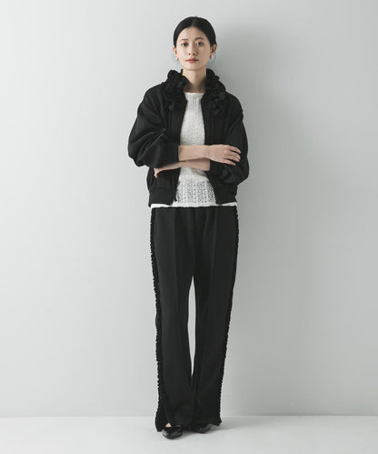 『聯名』crinkle crinkle crinkle×URBAN RESEARCH荷葉邊領運動夾克