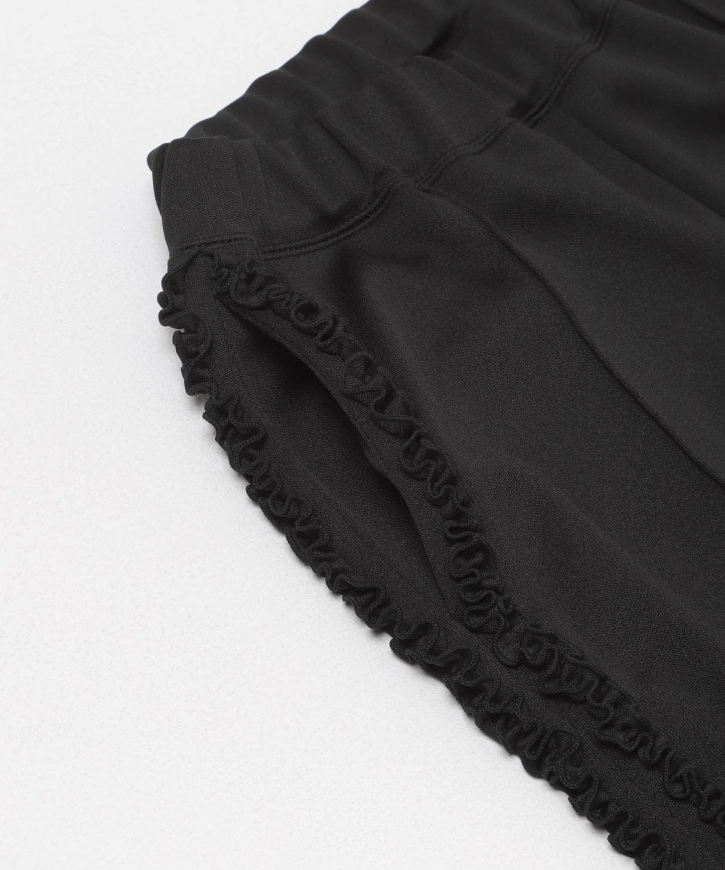 『聯名』crinkle crinkle crinkle×URBAN RESEARCH荷葉邊運動長褲