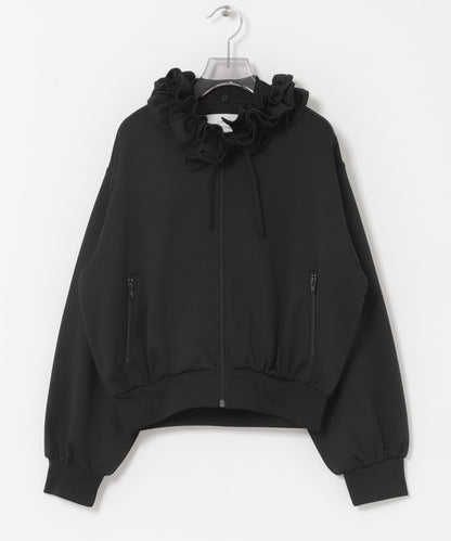 『聯名』crinkle crinkle crinkle×URBAN RESEARCH荷葉邊領運動夾克