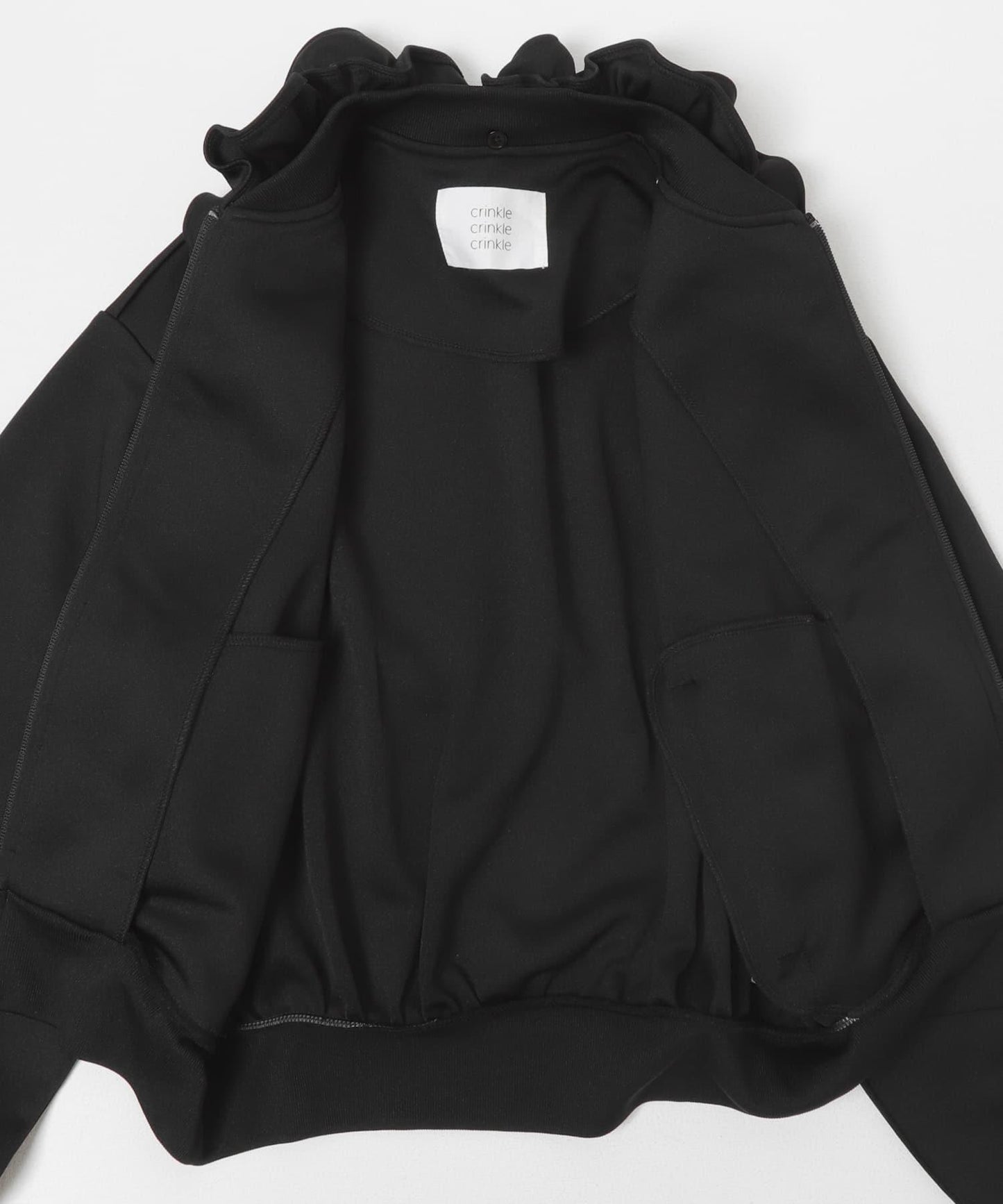 『聯名』crinkle crinkle crinkle×URBAN RESEARCH荷葉邊領運動夾克
