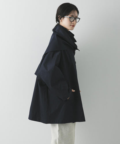 立領中長款風衣