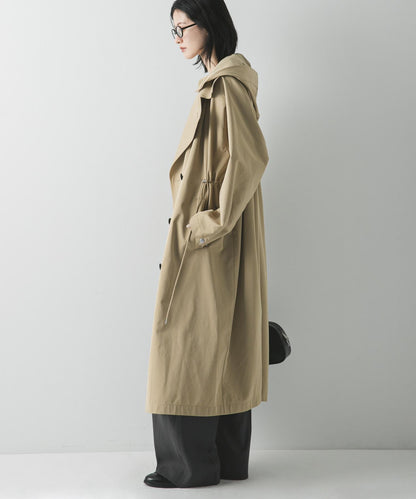 連帽兩用風衣外套