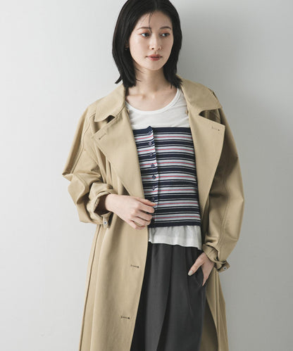 連帽兩用風衣外套