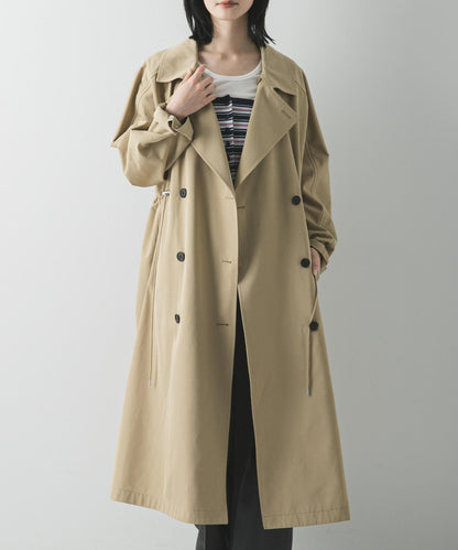 連帽兩用風衣外套