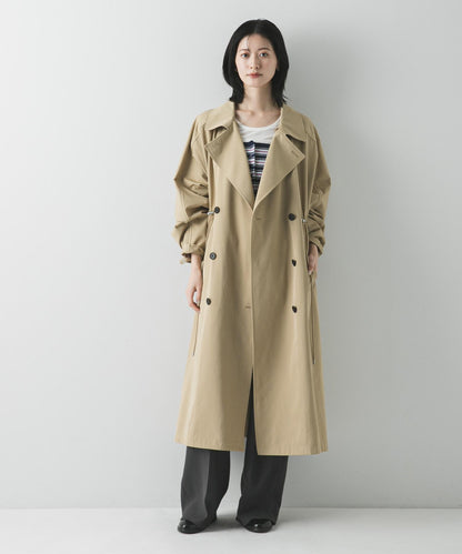 連帽兩用風衣外套