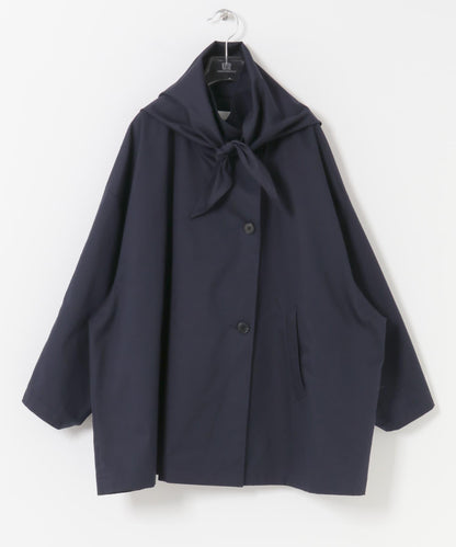 立領中長款風衣