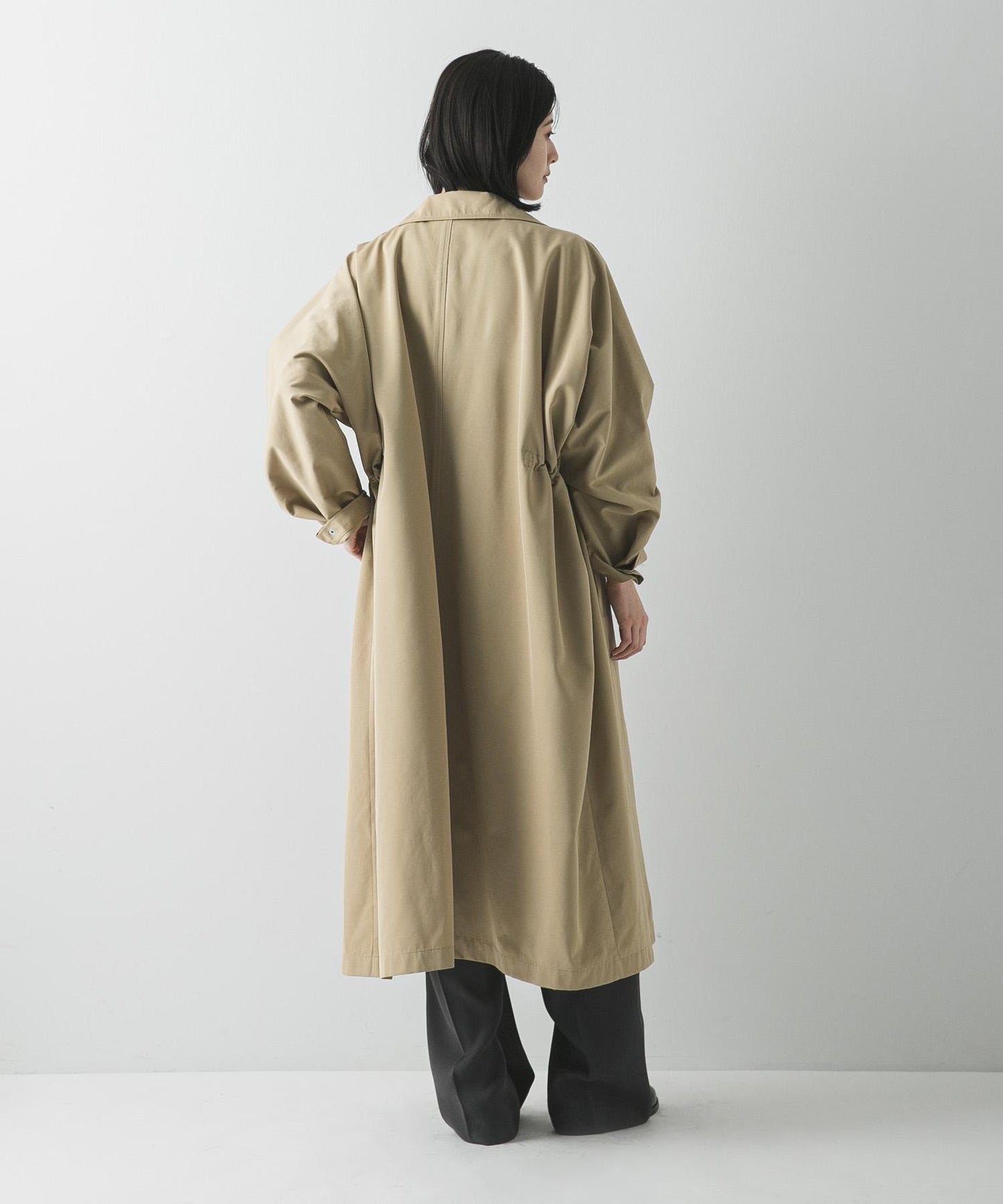 連帽兩用風衣外套