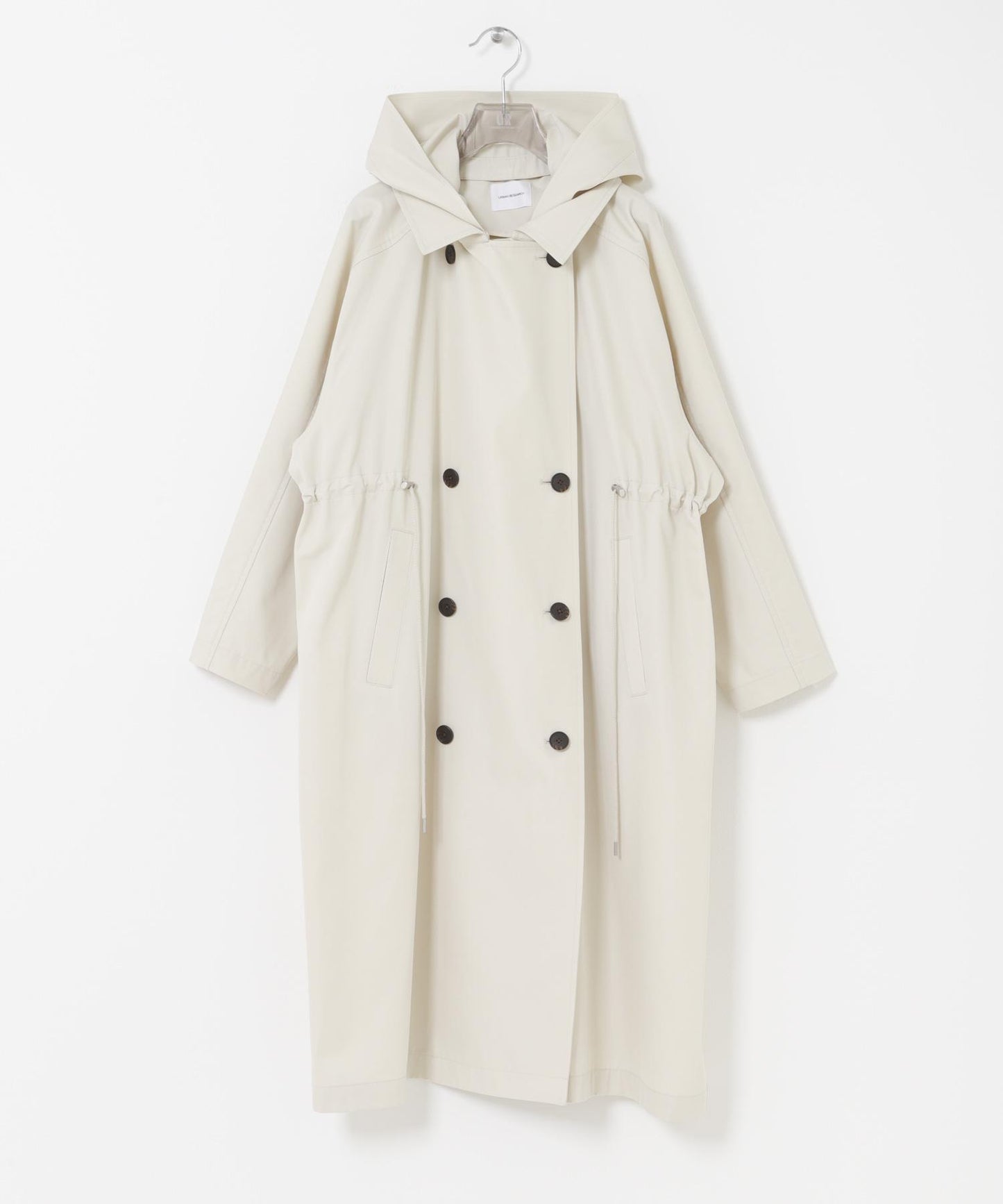 連帽兩用風衣外套