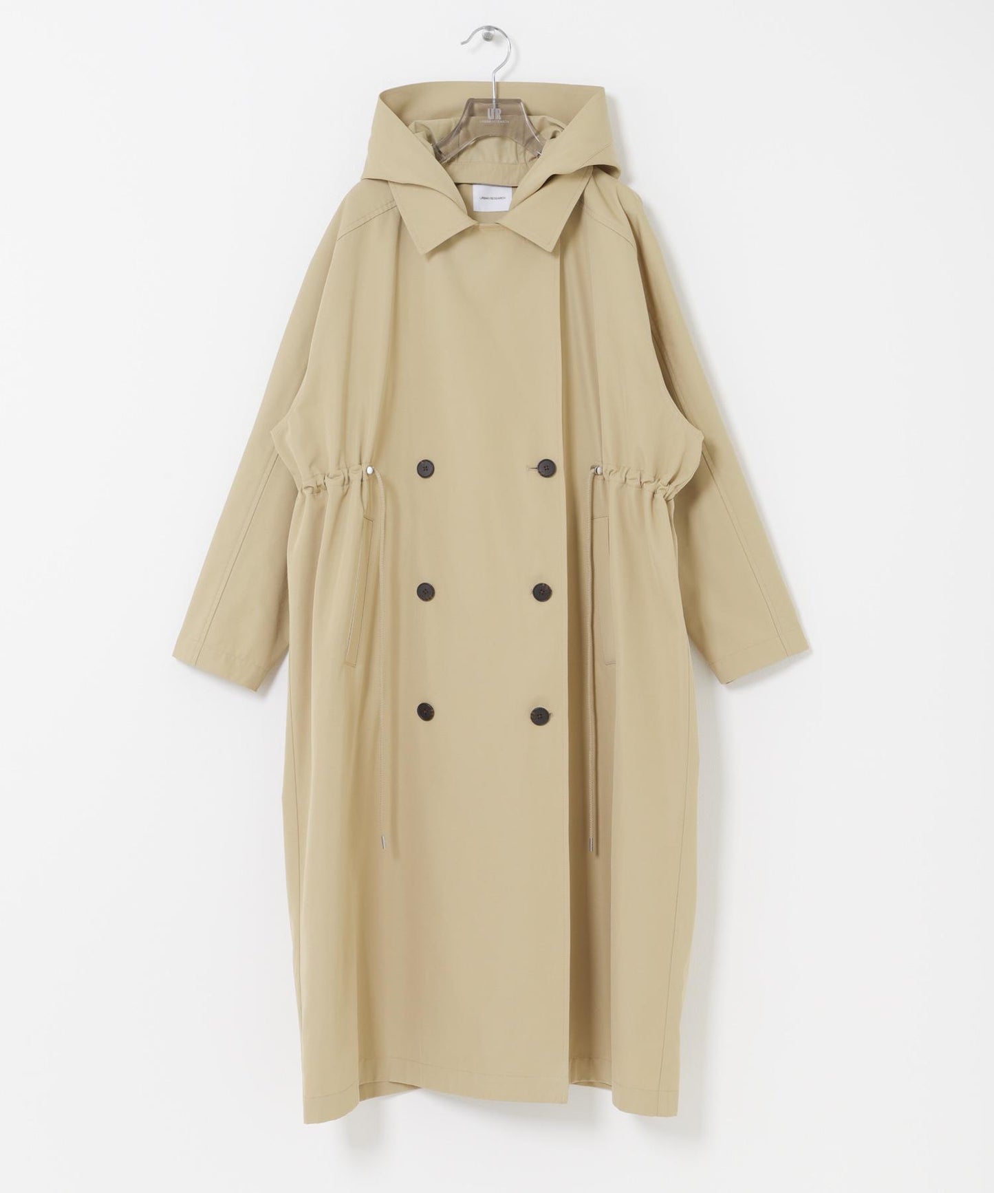 連帽兩用風衣外套