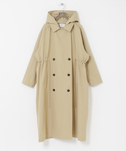 連帽兩用風衣外套