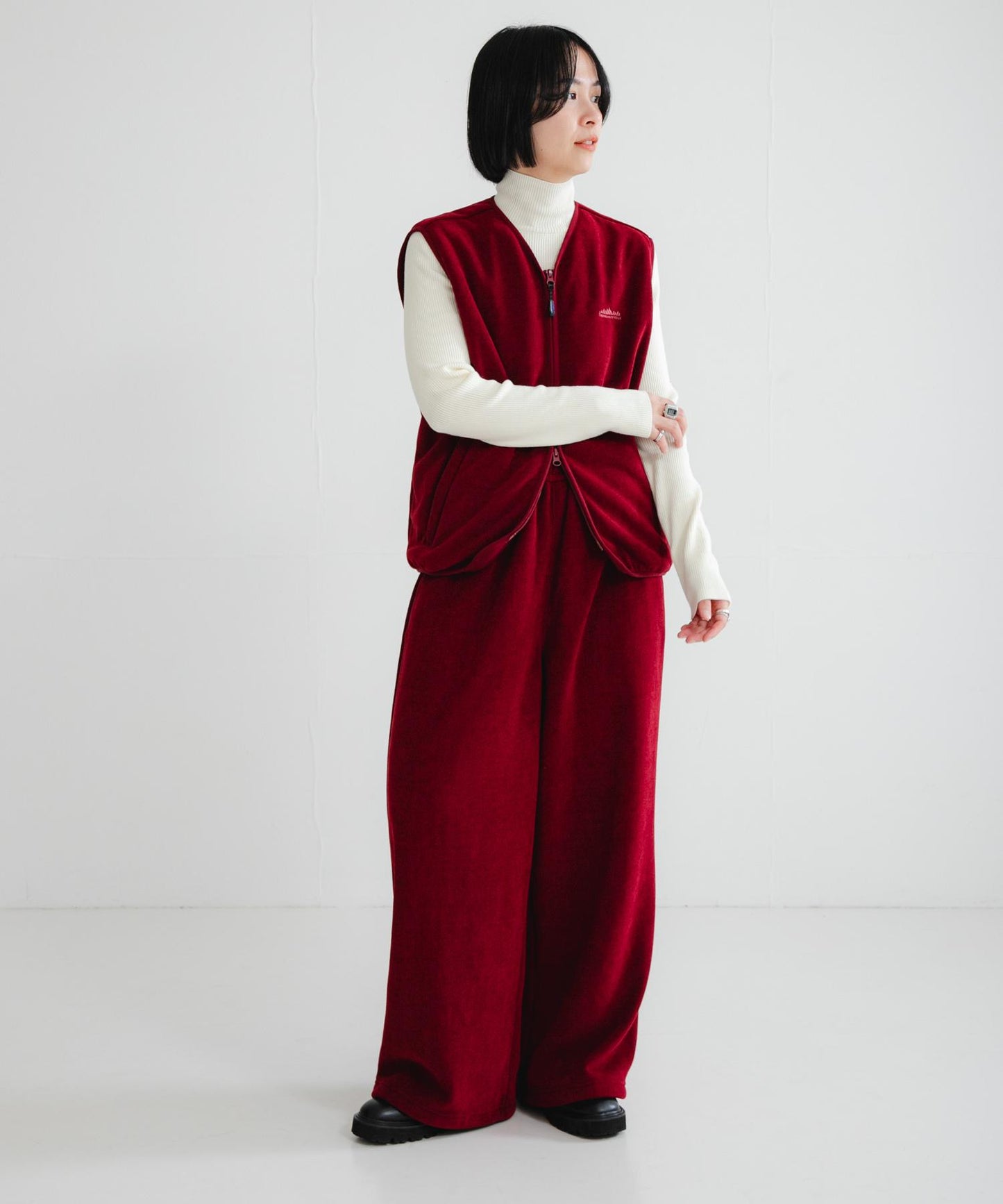 『聯名』THOUSAND MILE×URBAN RESEARCH 針織抓絨長褲