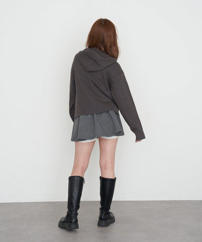 【RAY CASSIN】ボンディングボリュームミニスカート