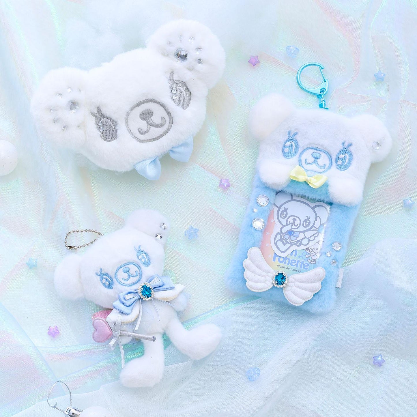 エンジェルミントくん 閃亮毛絨掛件