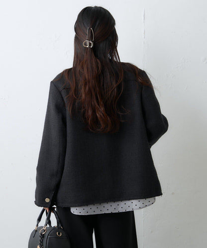 【willow】斜紋粗呢夾克