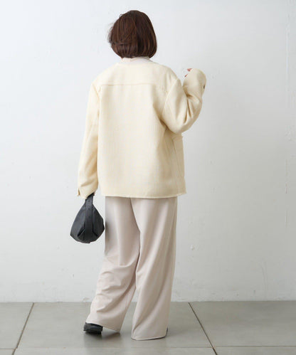 【willow】斜紋粗呢夾克