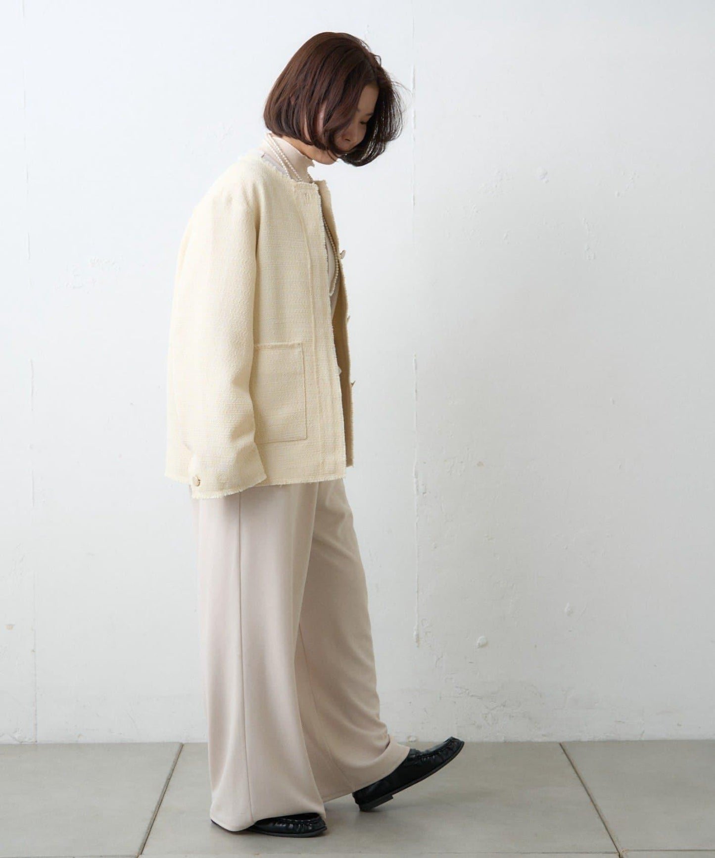 【willow】斜紋粗呢夾克