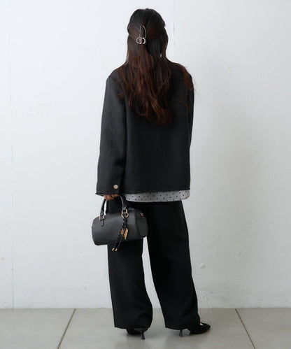 【willow】斜紋粗呢夾克