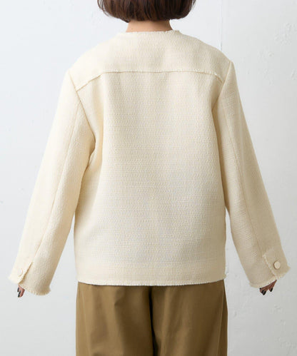 【willow】斜紋粗呢夾克