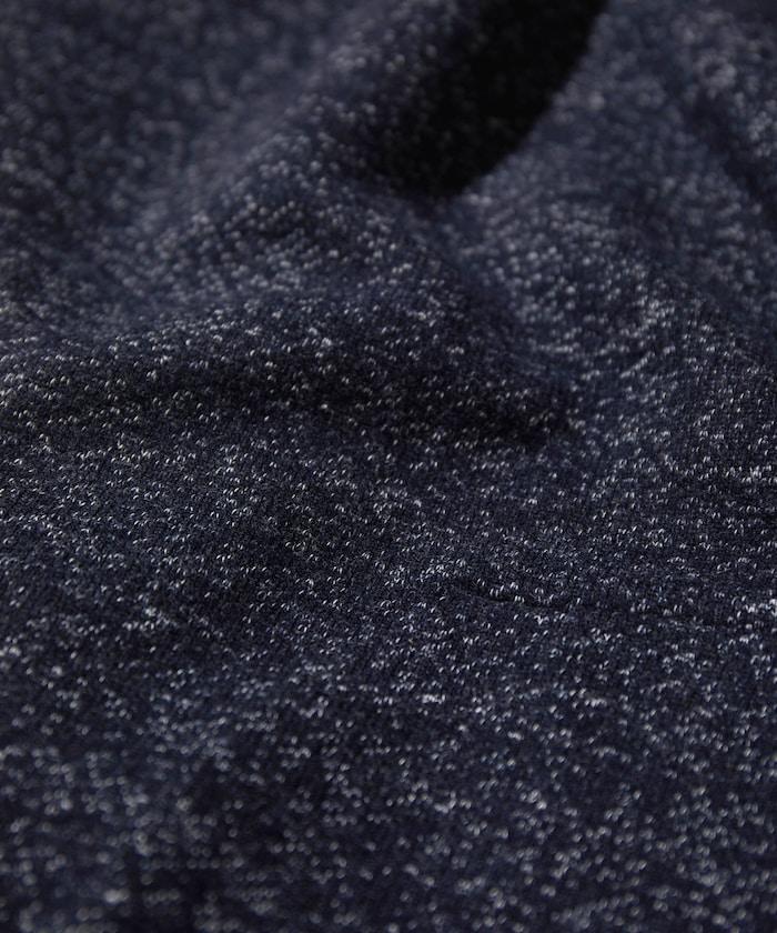 美利奴羊毛+棉混紡毛圈灰色衛衣