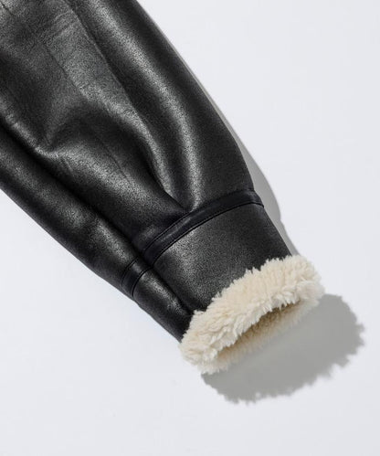 特別款 B-3 仿麂皮羊羔絨夾克