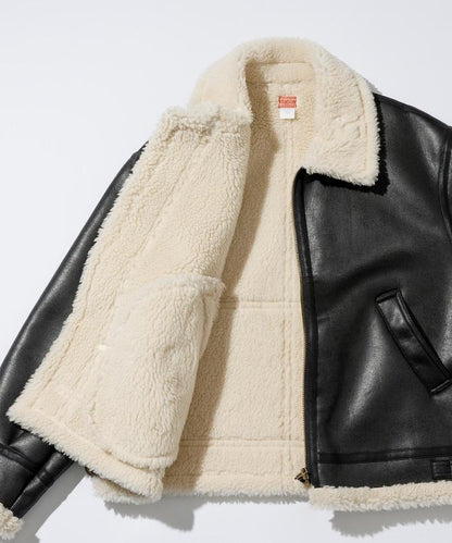 特別款 B-3 仿麂皮羊羔絨夾克