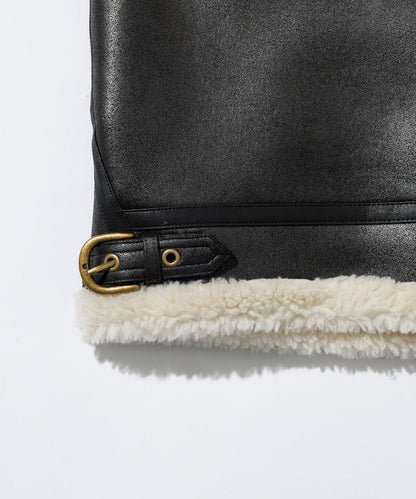 特別款 B-3 仿麂皮羊羔絨夾克