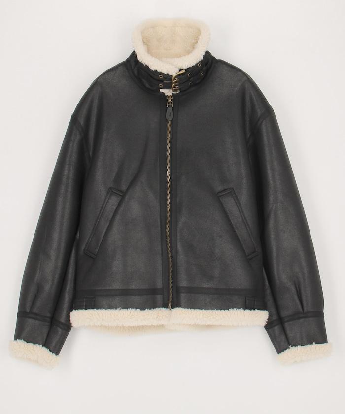 特別款 B-3 仿麂皮羊羔絨夾克