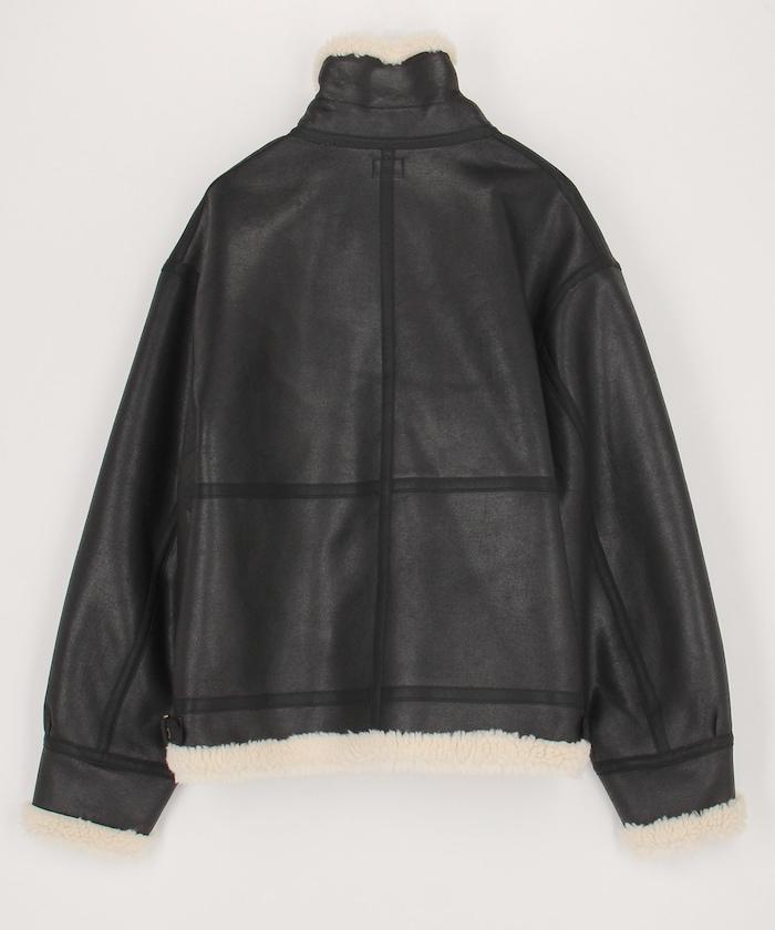 特別款 B-3 仿麂皮羊羔絨夾克