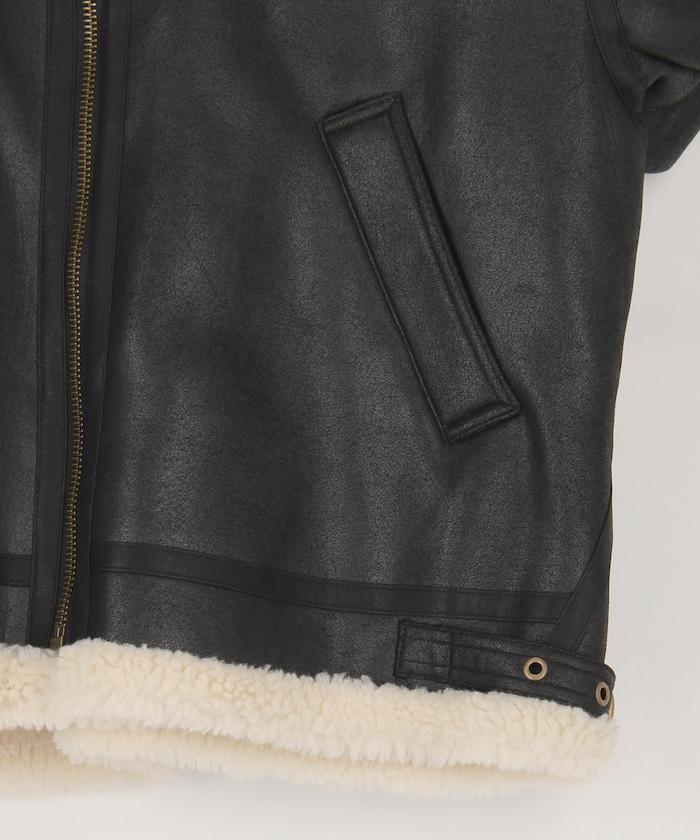 特別款 B-3 仿麂皮羊羔絨夾克