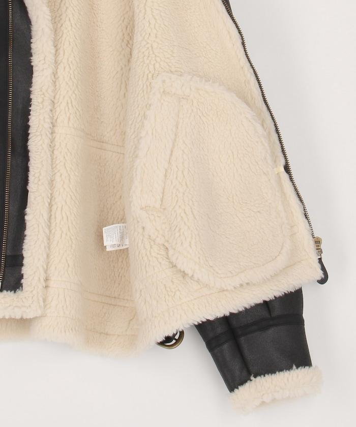 特別款 B-3 仿麂皮羊羔絨夾克