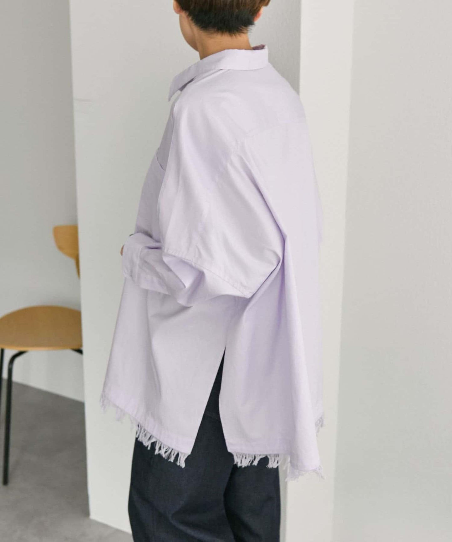 寬鬆流蘇襯衫【SUM1 STYLE】