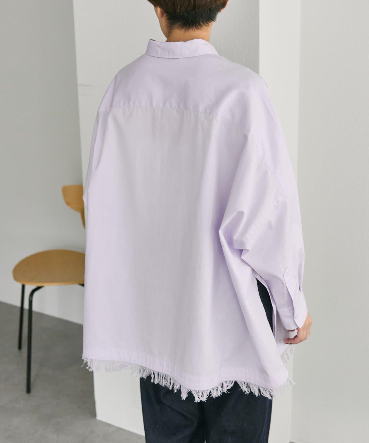 寬鬆流蘇襯衫【SUM1 STYLE】