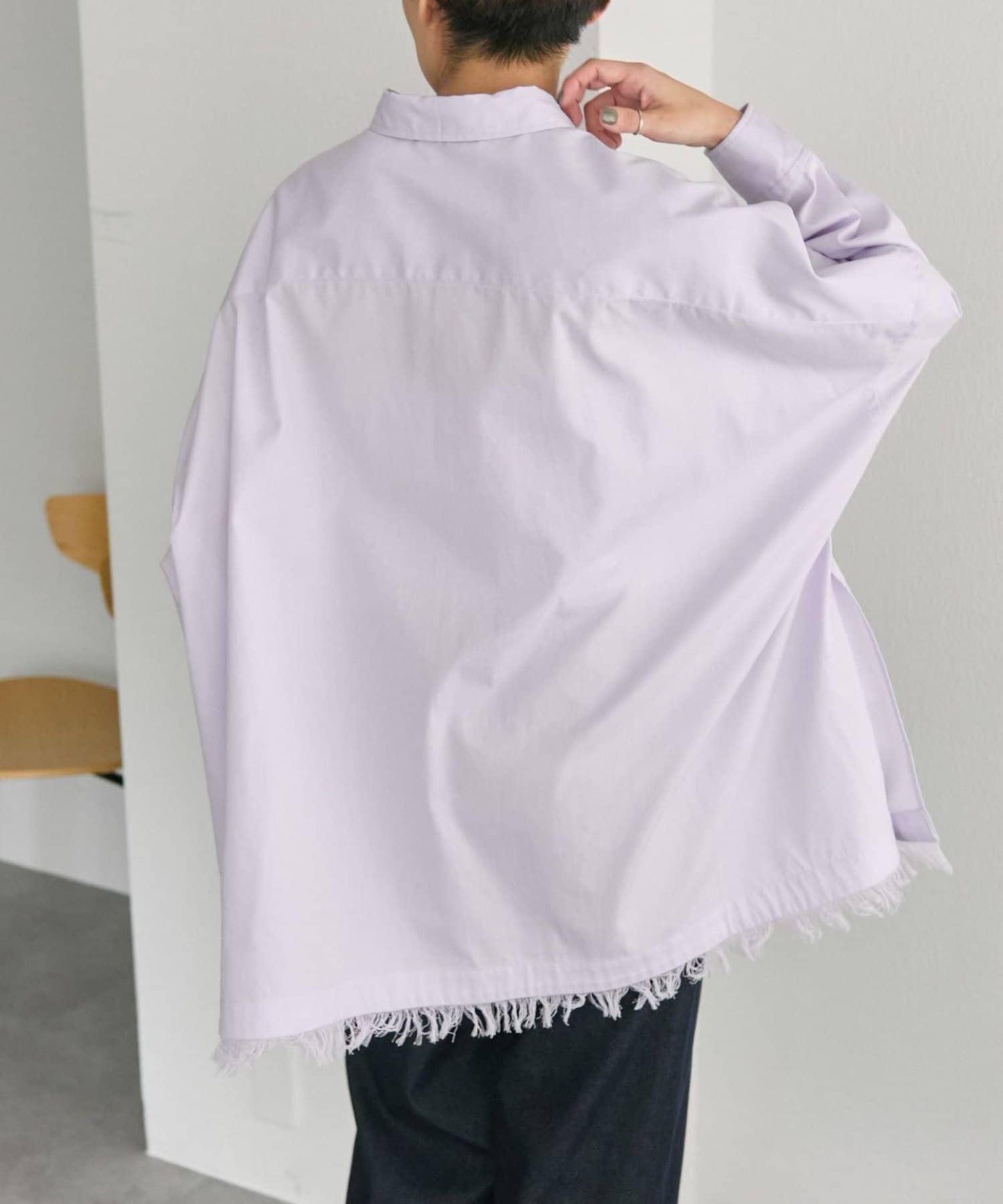 寬鬆流蘇襯衫【SUM1 STYLE】
